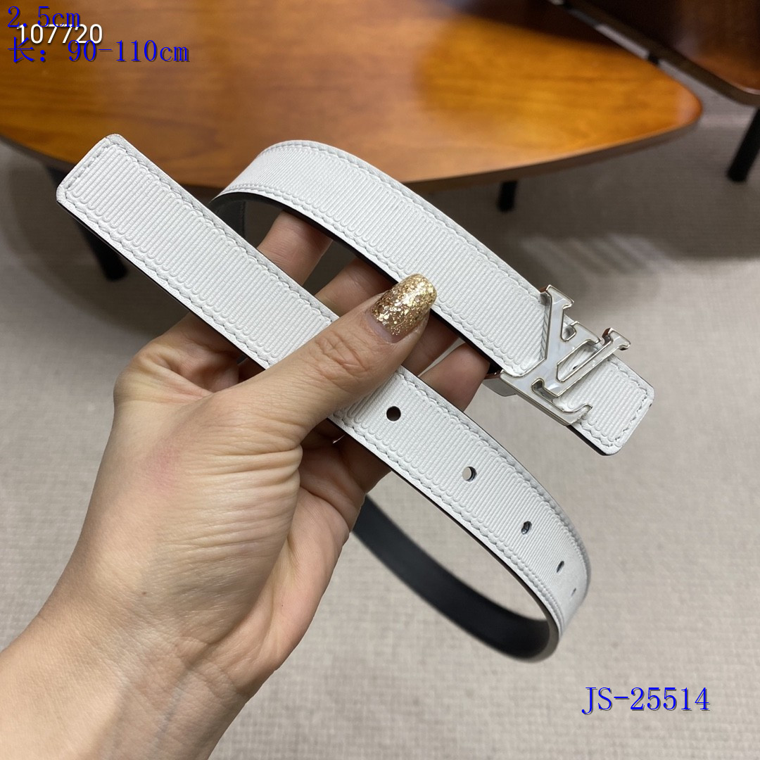 LV Belts 2.5 cm Width 041